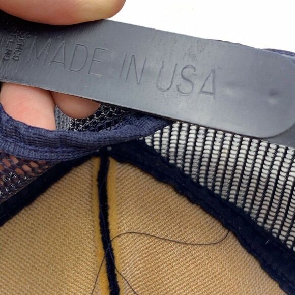 Vintage Snapback Hat Mesh Madison Fire Trucker - Picture 8 of 11